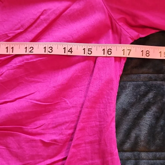 Free People Hot Pink Hope Mini Dress, NWT, M, Cotton, Summer - Picture 9 of 11